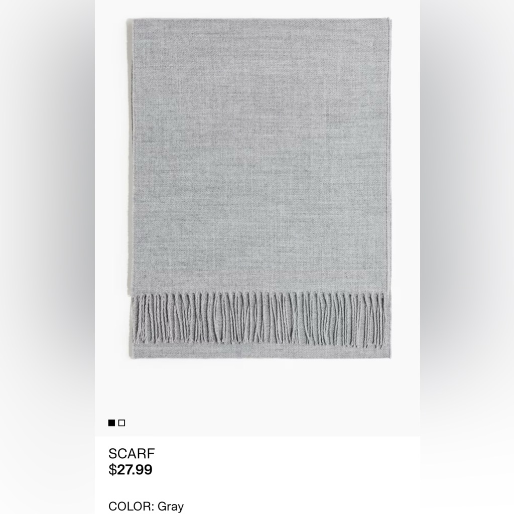H&M Scarf New Without Tags
